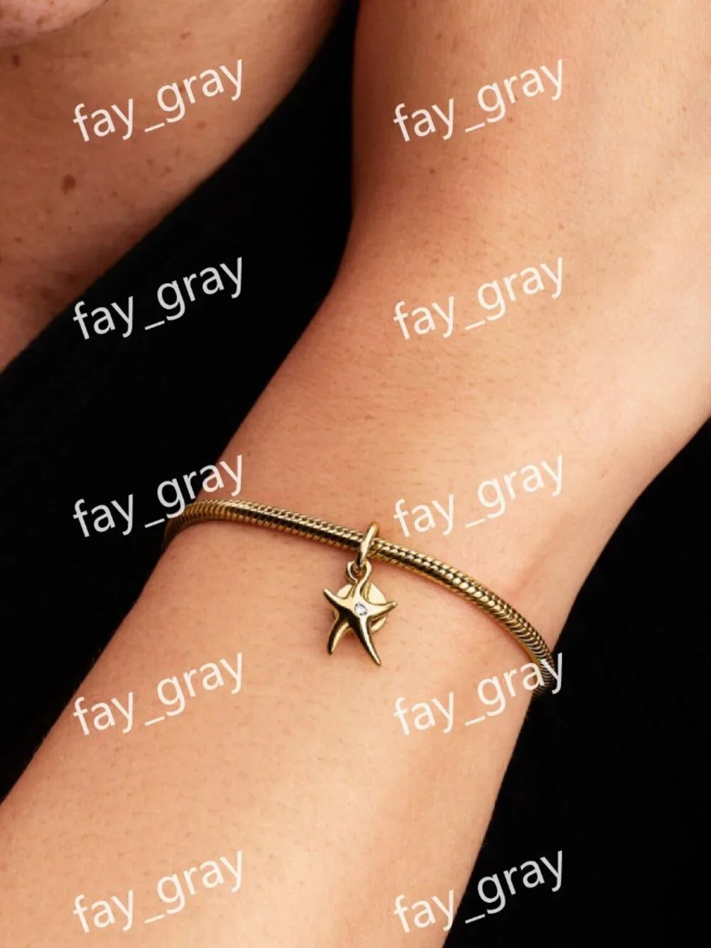 Pandora Starfish Double Dangle Charm